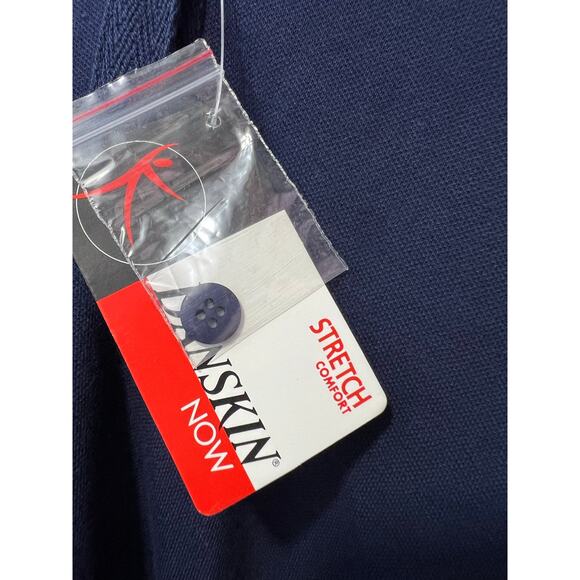 Danskin Now Womens Stretch Comfort Ladies XL (16-18) New Polo Short Sleeve NWT - Picture 4 of 5